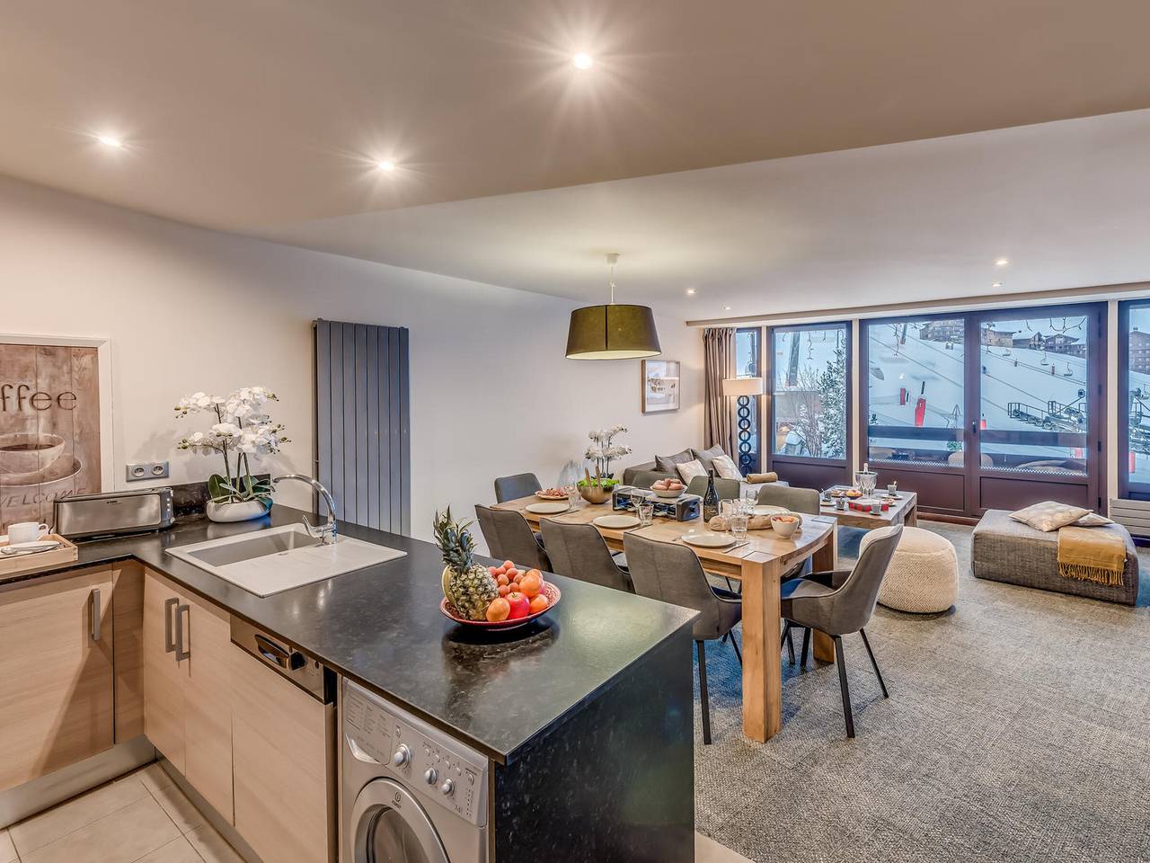 Appartement entier, Appartement Premium 86m² pour 8 pers. à Tignes avec Wi-Fi in Tignes, Parc National de la Vanoise