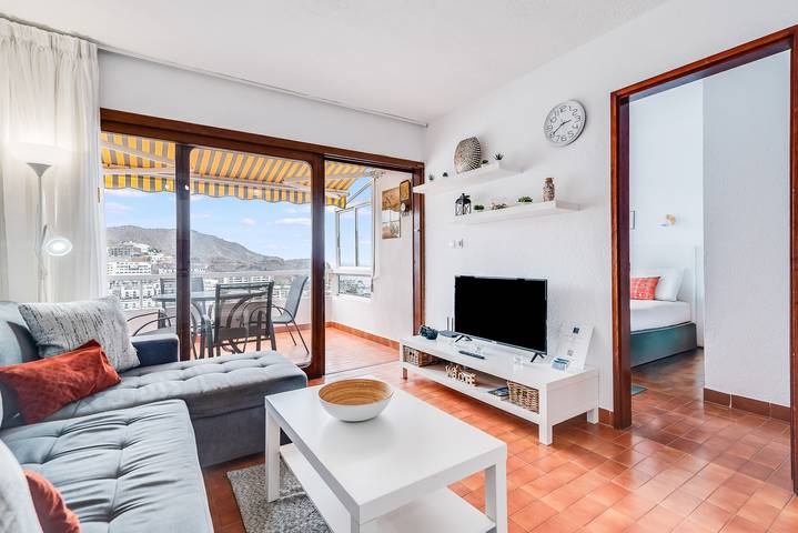 Apartment for 2 people, with pool and terrace in Mogán