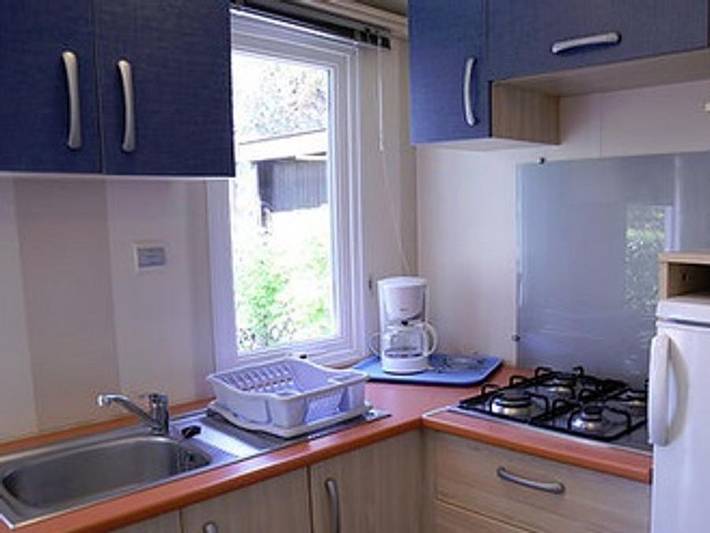 Camping Le Rebau  - Mobilheim 4 personen - 2 Zimmer in Montblanc, Mittelmeerküste (Frankreich)