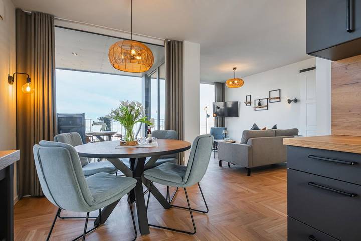 Ferienwohnung für 4 Personen, mit Balkon und Sauna