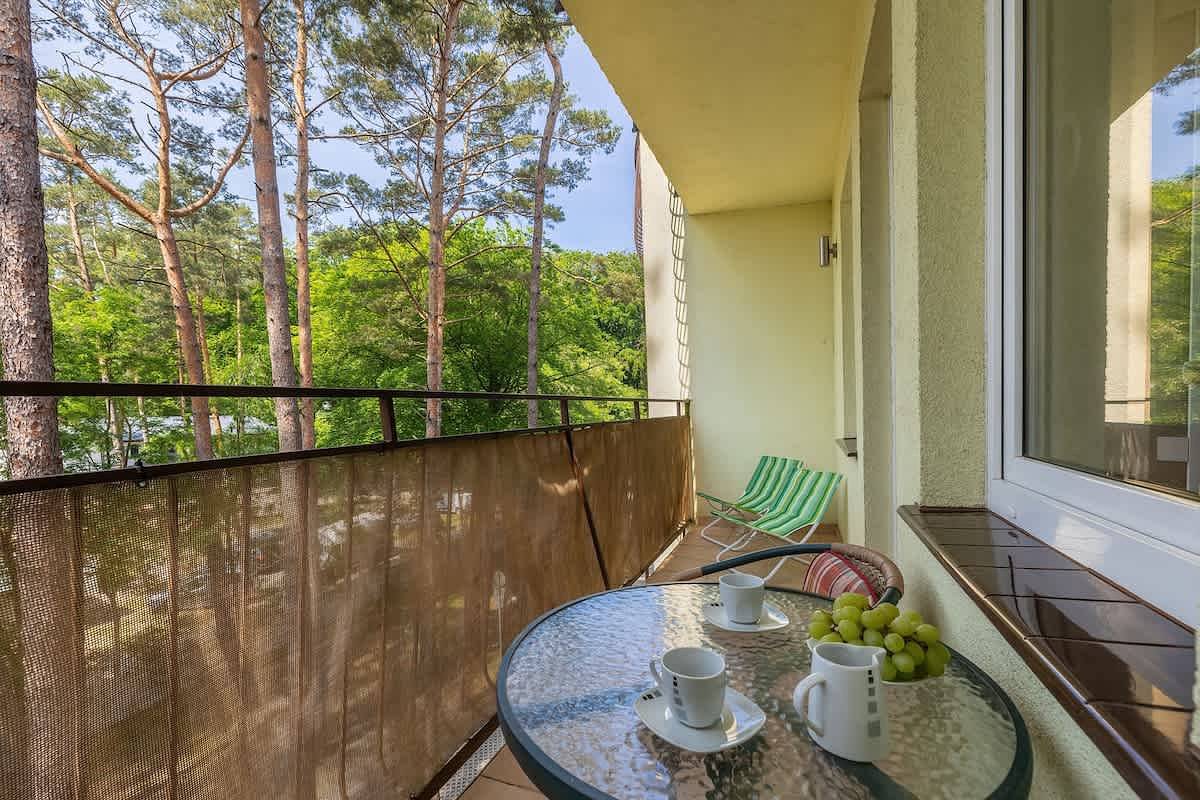Hel enrumslägenhet, Morskie Oko Ii | Międzyzdroje | Practical Studio | Balcony in Międzyzdroje, Międzyzdroje (Kommun)