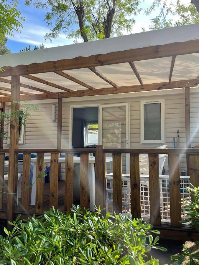 Camping para 6 personas, con jardín y vistas además de piscina para niños y piscina en La Côte Vermeille