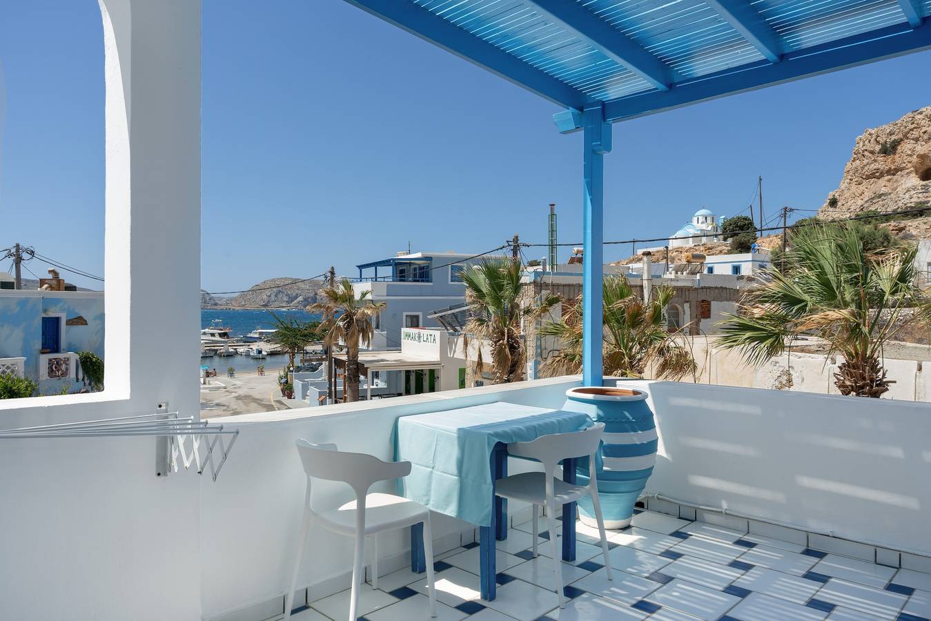 Ganzes Studio, Ferienhaus 'Giavasi Seaside 1' mit Meerblick und Balkon in Karpathos