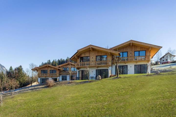 Chalet für 6 Personen, mit Balkon und Terrasse sowie Garten und Sauna