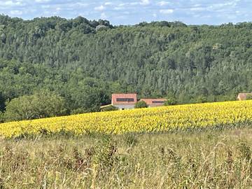 Gîte pour 12 personnes, avec piscine et jacuzzi ainsi que jardin et terrasse à Saint-Cybranet
