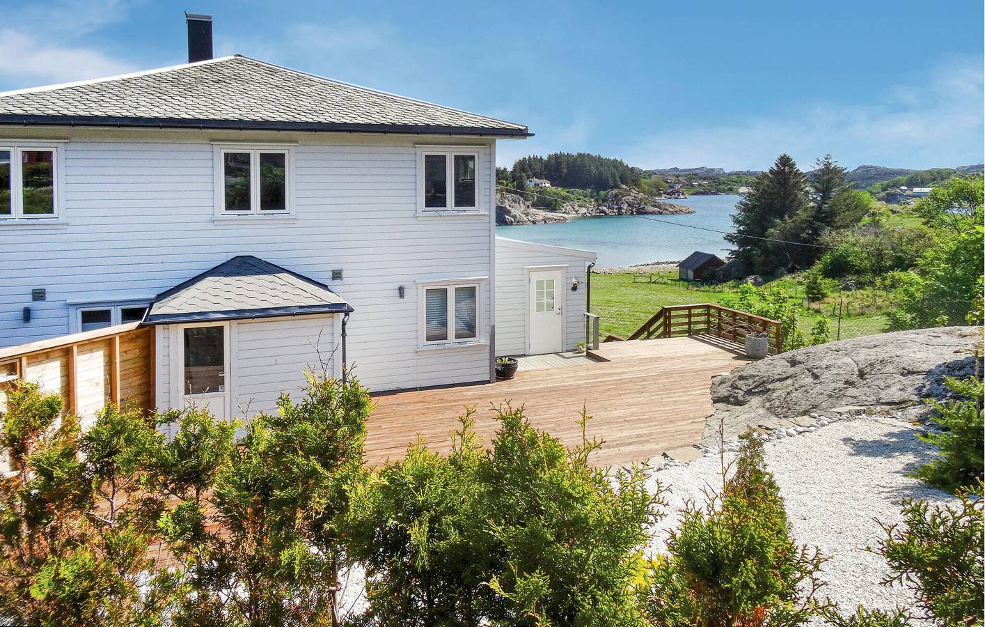 Ferienhaus für 8 Personen mit Garten in Eigersund