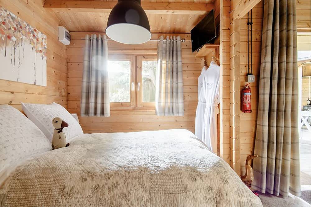 Ganze Wohnung, Lodge-Luxus-Ensuite mit Dusche-Gartenblick in Pyecombe, West Sussex