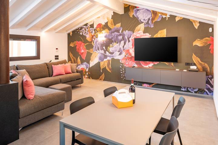 Vakantieappartement voor 4 personen, met uitzicht op het meer en balkon in Bardolino