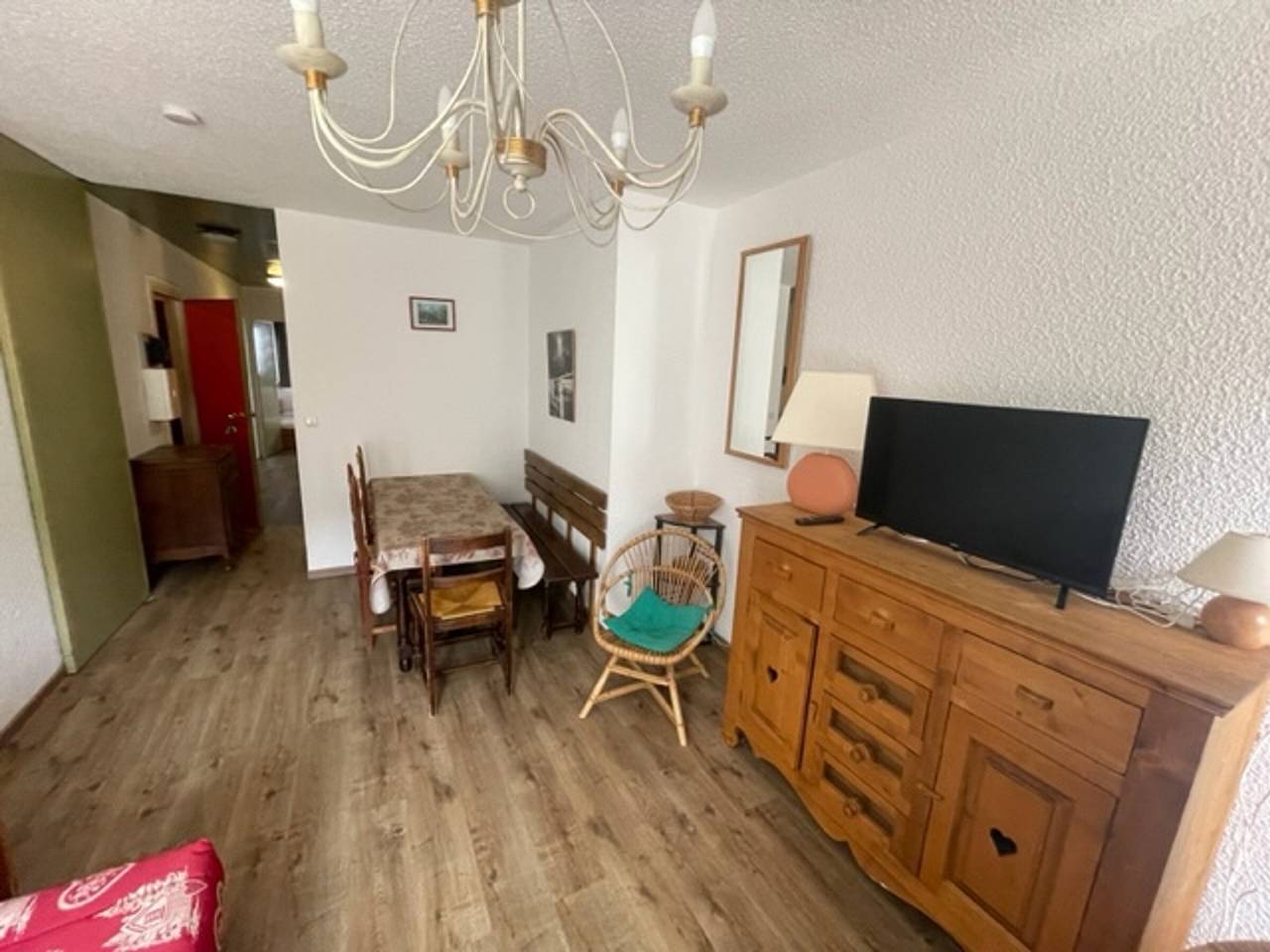 Apartamento entero, Apartamento de 2 piezas a pie de pistas, balcón y guardaesquís in Prapoutel, Les Adrets