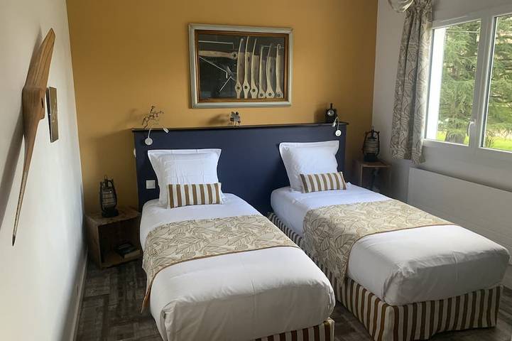 Maison d’hôte pour 2 personnes, avec Terrasse à Breuil-Barret