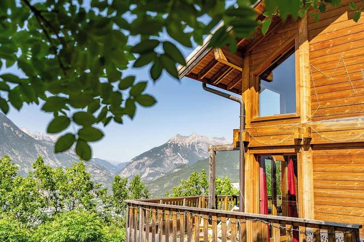 Chalet pour 12 personnes, avec balcon à Risoul