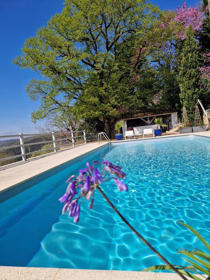Location de vacances pour 2 personnes, avec piscine ainsi que vue et jardin à Le Bugue - 3