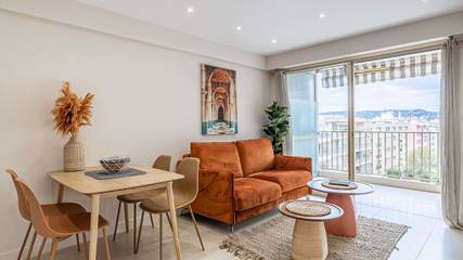 Gîte pour 6 personnes, avec balcon/terrasse dans Plage de Juan-les-Pins