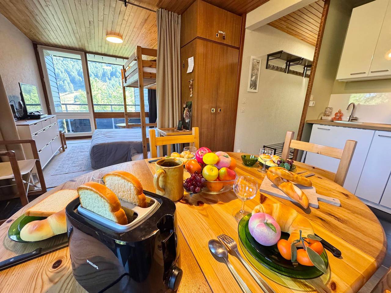 Studio entier, Studio 6 Pers. au Pied des Pistes in Vars, Région de Briançon