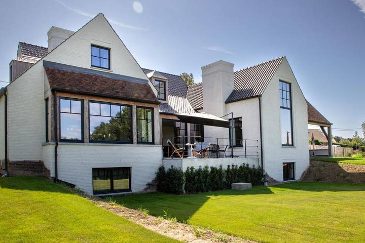 Maison de vacances pour 20 personnes, avec vue et jardin