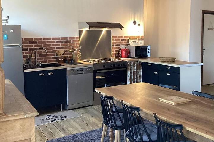 Appartement de vacances pour 5 personnes, avec jardin