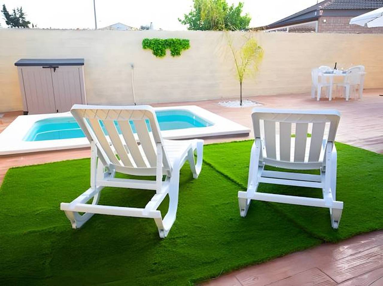 Landhaus 'Villa mit Pool nahe Sevilla' mit privatem Pool, Wlan und Klimaanlage in Hacienda de Tarazona, La Rinconada