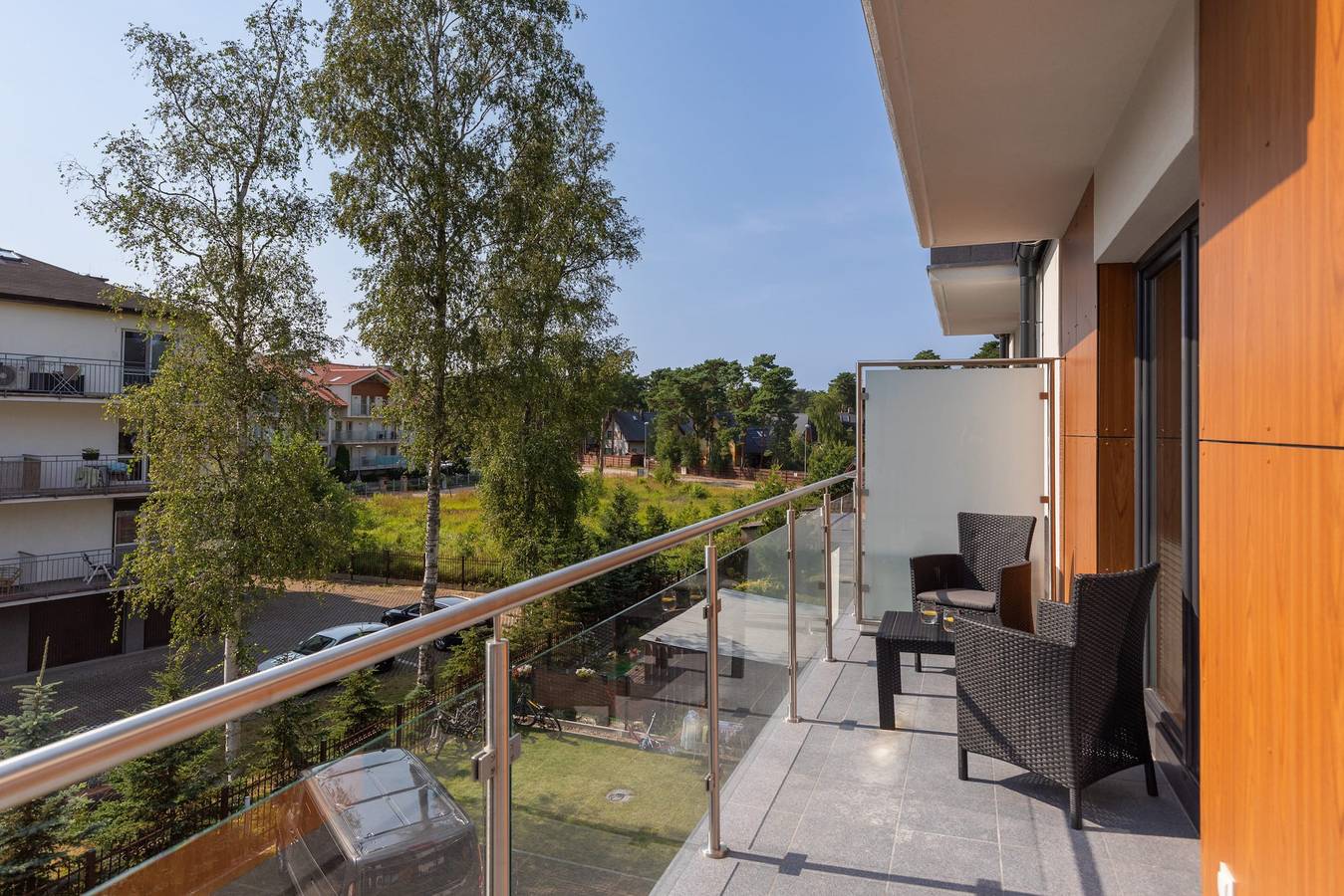 Ganze Wohnung, Comfortable Apartment with Sauna | Balcony | 550 m to the Beach in Międzywodzie, Baltic Sea Pomerania