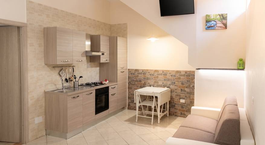 Studio entier, Charmant studio avec climatisation à Gragnano - 35 m² in Gragnano, Province de Naples