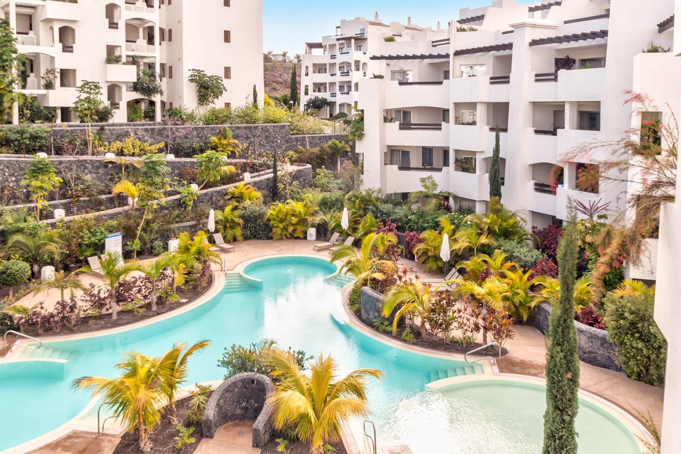 Jardines - Tabor 2.3 Pool View in Palm-Mar, Arona 