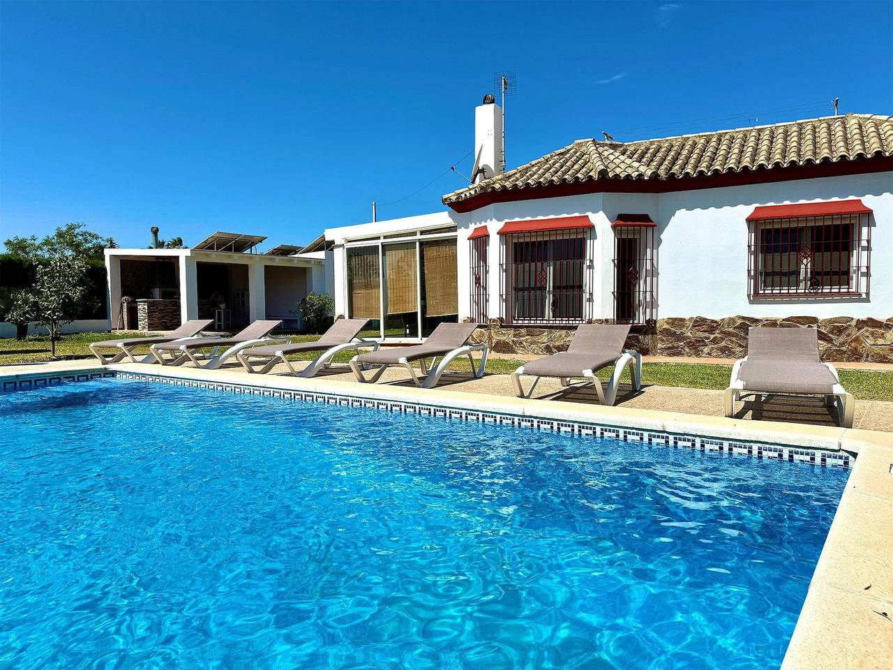 Villa mit privatem Pool und Garten in der Nähe von in Conil de la Frontera, Costa de la Luz