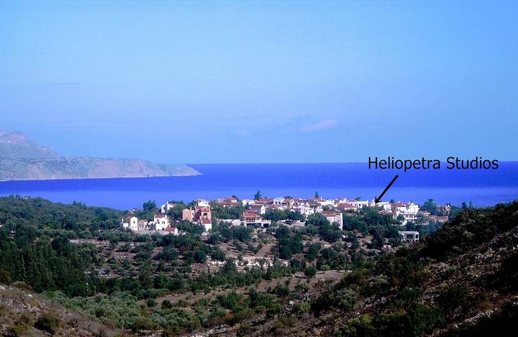 Ferienwohnung für 3 Personen, mit Garten und Meerblick sowie Ausblick und Balkon auf Kreta - 2