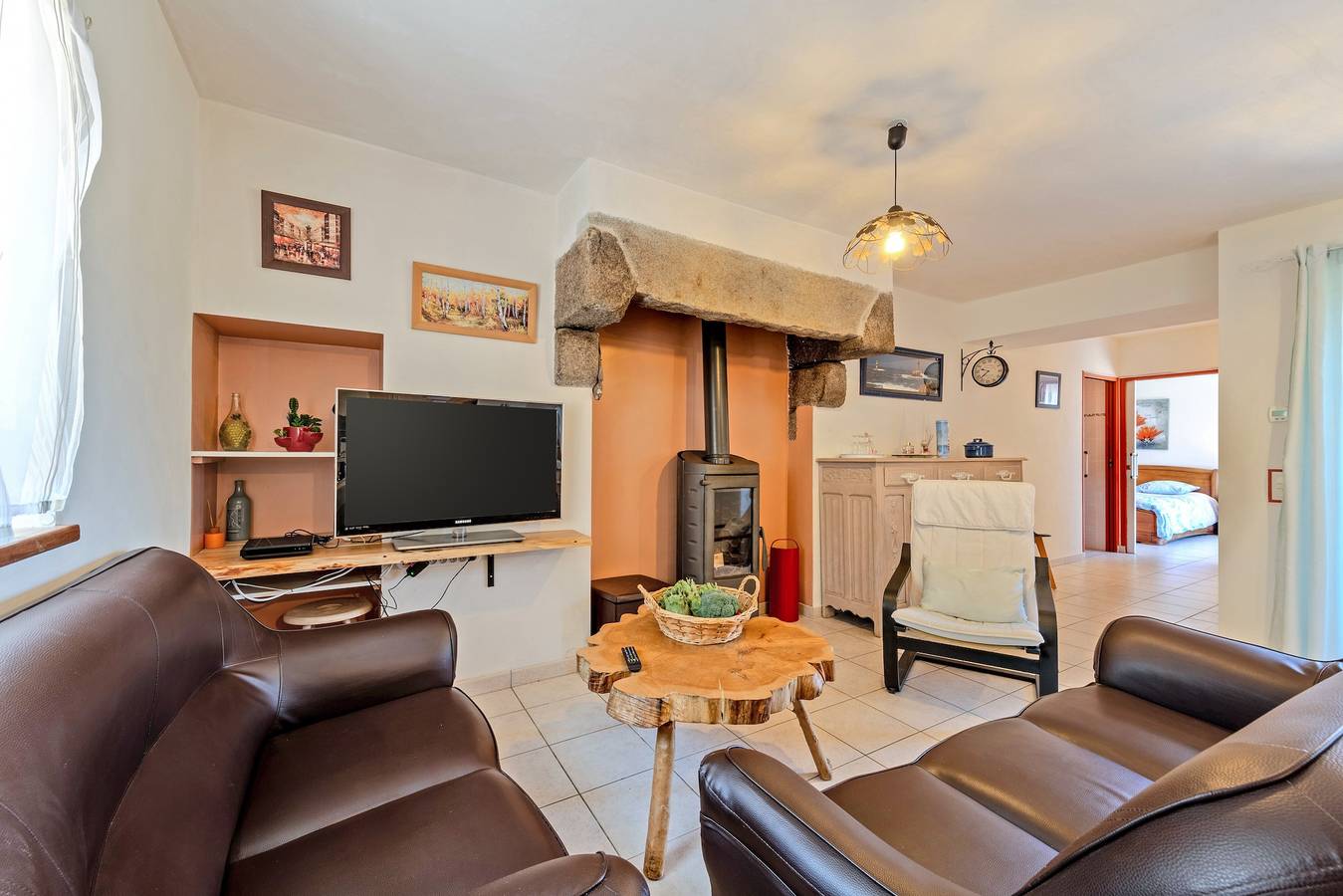 Maison de vacances 'Gîte De Pen Ar Mor' avec terrasse privée, jardin privé et Wi-Fi in Cléder, Ceinture Dorée