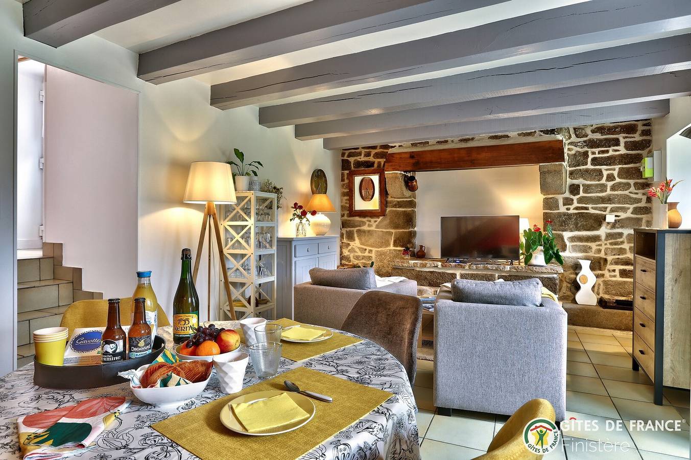 Casa de huéspedes para 2 personas con terraza in Plogonnec, Iroise