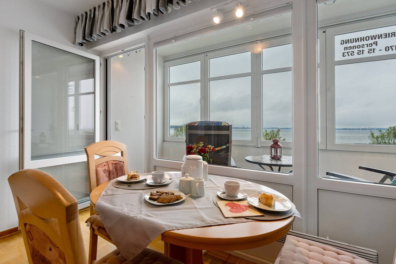 Ganze Wohnung, Ferienwohnung 'Förde-Traumblick 2' mit Meerblick, Balkon und Wi-Fi in Kieler Förde, Laboe
