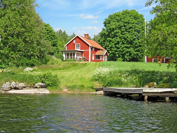 Ferienhaus für 6 Personen, mit Garten und Seeblick sowie Terrasse - 1