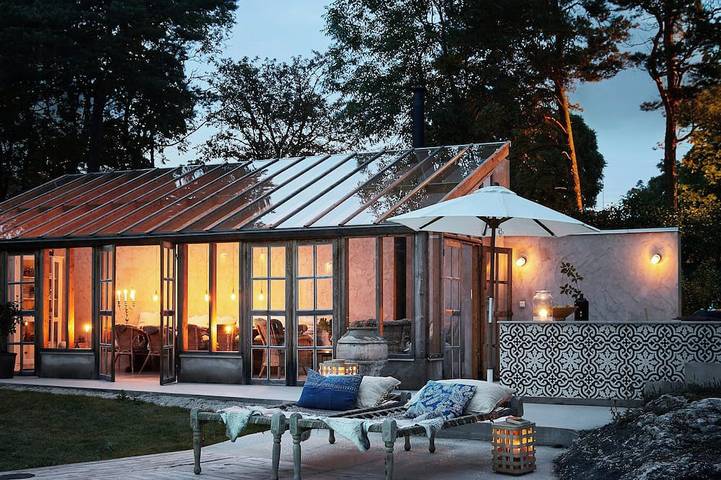 Ferienhaus für 8 Personen, mit Balkon und Garten sowie Pool
