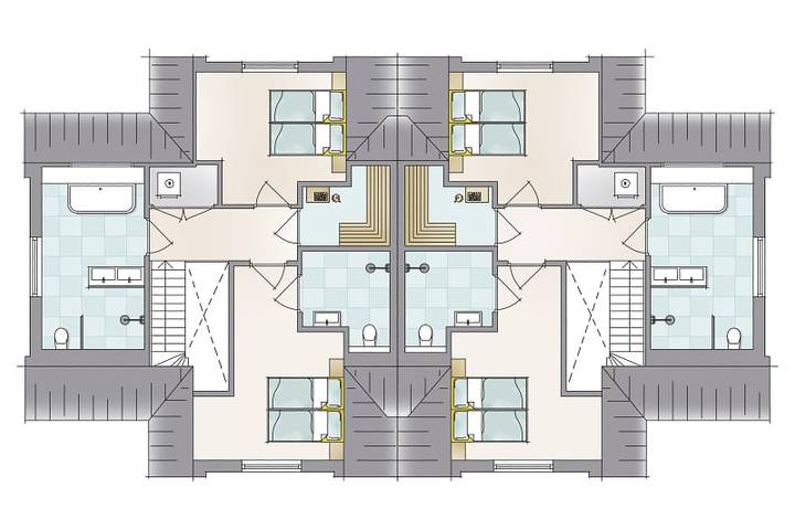 Chalet für 12 Personen, mit Sauna auf Texel - 4