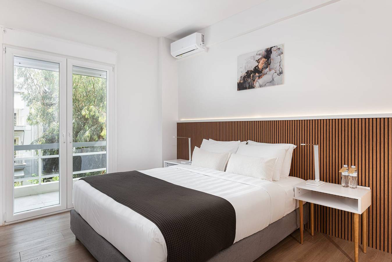 Spectacular Athens Apartment | 2 Bedrooms | Apartment Natala | Located in the Heart of Athens, just Outside the Syggrou Metro Station | Lovely Small Balcony |  Koukaki | Acropolis in Central Section of Athens, Athens