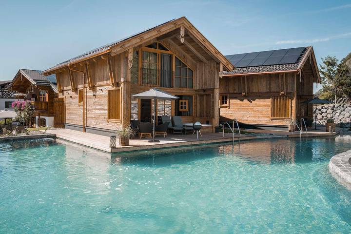 Ferienwohnung für 2 Personen, mit Seeblick und Sauna sowie Garten, kinderfreundlich