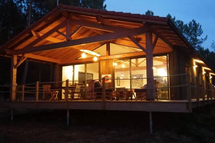 Maison de vacances pour 8 personnes, avec jardin