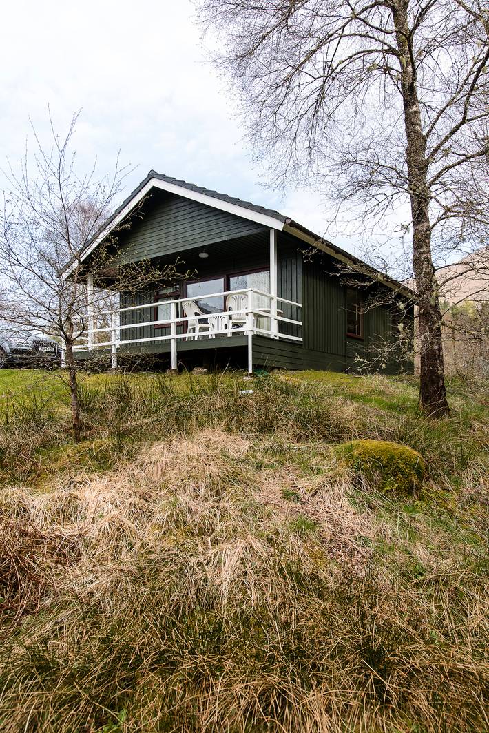 Chalet für 4 Personen mit Balkon in Stirling und Umgebung