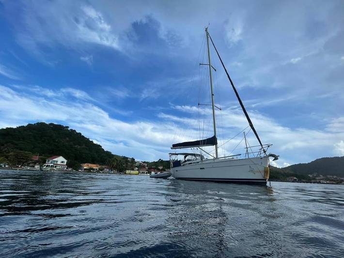 Bateau pour 4 personnes, avec terrasse et vue en Guadeloupe