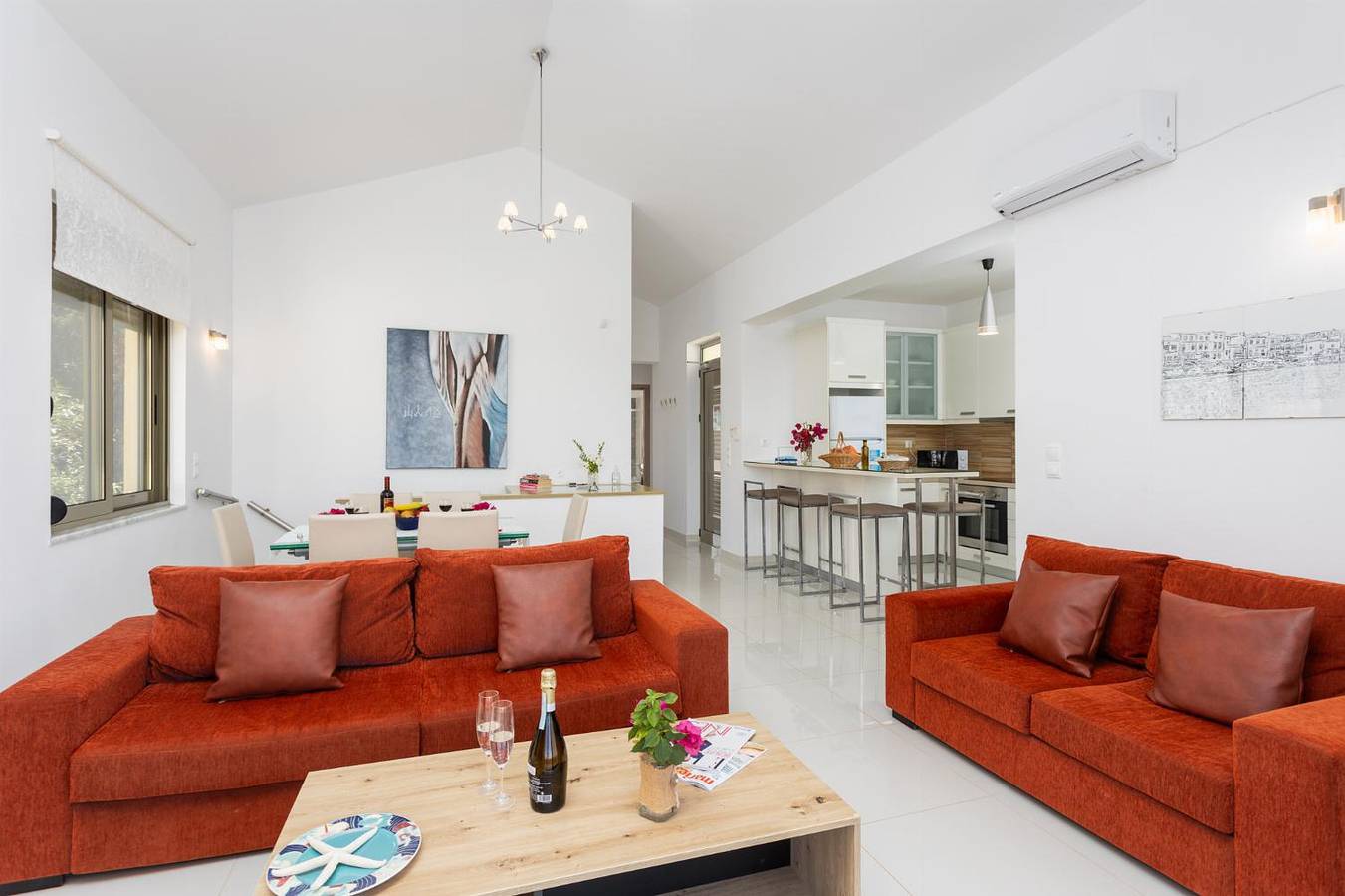 Villa für 7 Personen mit Terrasse in Xirosterni, Vamos