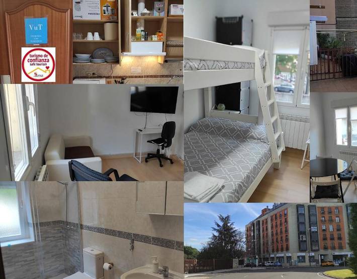 Apartamento de vacaciones para 3 personas, con Terraza y Jardín en Zamora 