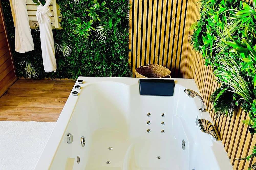 Modern, comfortable 2-bedroom gîte with whirlpool bath & sauna in Feignies, Avesnes-sur-Helpe