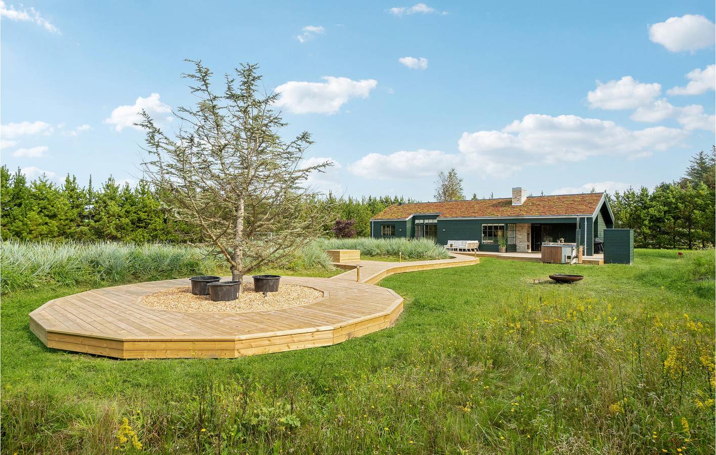 Feriehus for 8 personer med terrasse in Bratten, Jerup