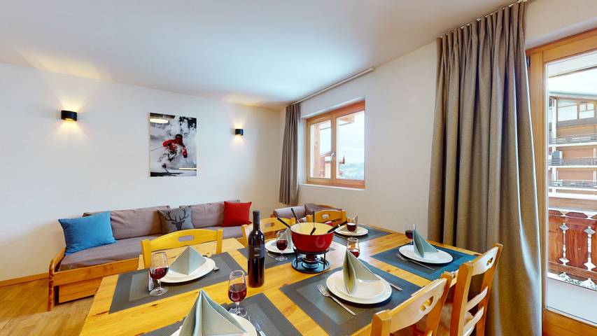 Appartement de vacances pour 6 personnes, avec Balcon et Sauna
