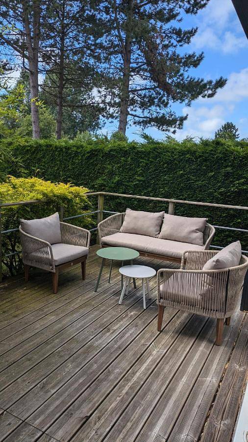 Gîte pour 4 personnes, avec jardin ainsi que piscine et vue à Condette - 3