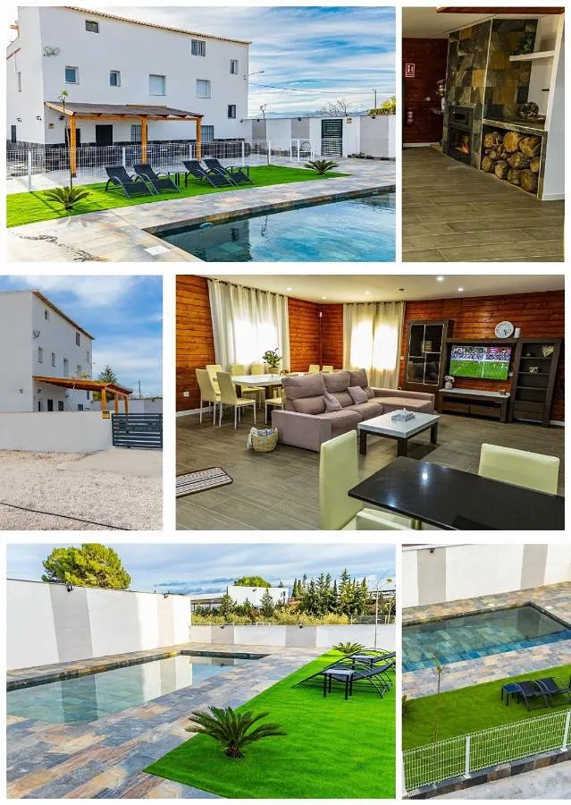 Holiday home for 17 people, with view and garden as well as pool, with pets - 1