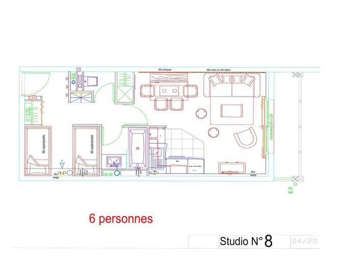 Ganzes Studio, Studio in Gourette mit Pool, Haustiere erlaubt, für 6 Personen in Gourette, Eaux-Bonnes