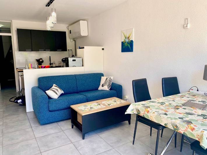 Studio pour 4 personnes, avec balcon