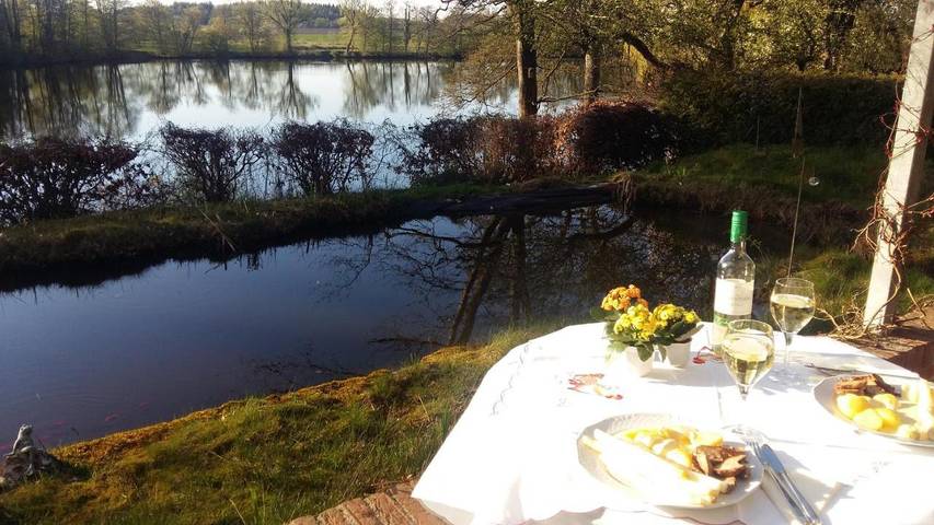 Ferienhaus für 3 Personen, mit Terrasse und Seeblick sowie Ausblick in Naturpark Aukrug - 4