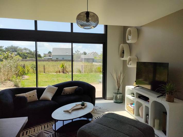 Maison de vacances pour 6 personnes, avec jardin et jacuzzi à Portbail