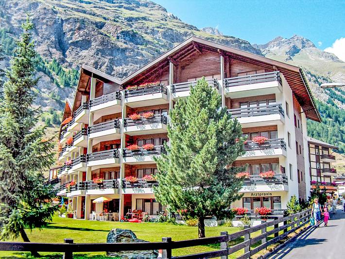 Holiday rental for 2 people, with balcony and garden in Zermatt