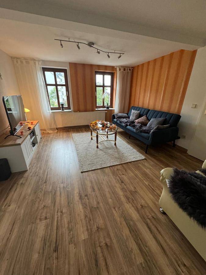 Ferienwohnung für 4 Personen, mit Garten und Ausblick in Augustusburg